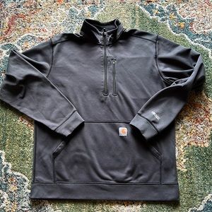 CARHARTT FORCE EXTREME QUARTER ZIP MENS PULLOVER JACKET IN SZ L RELAXED FIT.